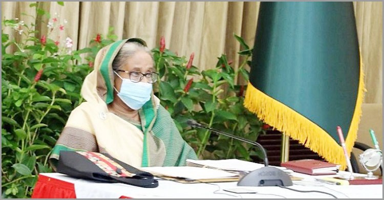 মাস্ক ব্যবহারে আরো সতর্ক হওয়ার আহ্বান প্রধানমন্ত্রীর মাস্ক ব্যবহারে আরো সতর্ক হওয়ার আহ্বান প্রধানমন্ত্রীর